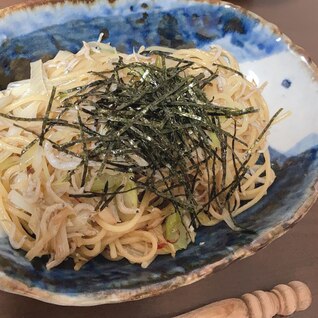 しらすと長ねぎのパスタ☆